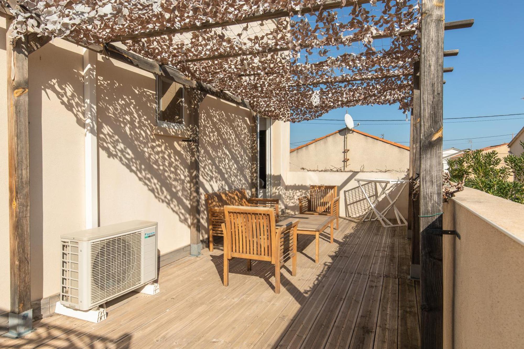 Hotel De La Plage Gruissan Exteriér fotografie